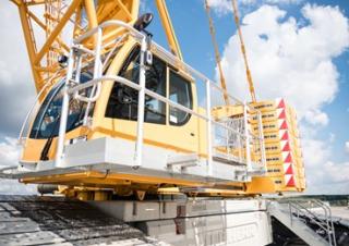 क्रॉलर क्रेन - लैटिस बूम Liebherr LR 1500