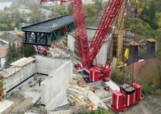 क्रॉलर क्रेन - लैटिस बूम Liebherr LR 1600/2