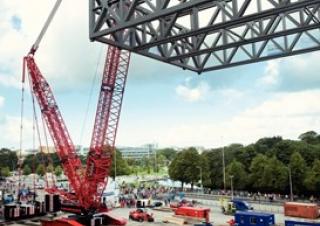 क्रॉलर क्रेन - लैटिस बूम Liebherr LR 1600/2