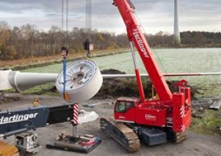 क्रॉलर क्रेन - टेलीस्कोपिक बूम Liebherr LTR 1100