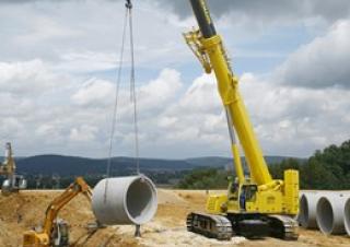 क्रॉलर क्रेन - टेलीस्कोपिक बूम Liebherr LTR 1100