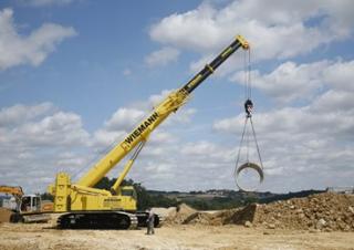 क्रॉलर क्रेन - टेलीस्कोपिक बूम Liebherr LTR 1100