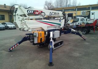 टेलीस्कोपिक बूम लिफ्ट क्रॉलर टेलीस्कोपिक बूम लिफ्ट CELA DT22 Spyder