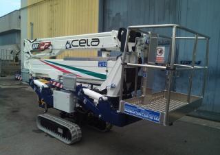 टेलीस्कोपिक बूम लिफ्ट क्रॉलर टेलीस्कोपिक बूम लिफ्ट CELA DT22 Spyder