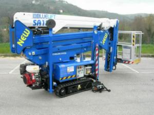 टेलीस्कोपिक बूम लिफ्ट क्रॉलर टेलीस्कोपिक बूम लिफ्ट Bluelift - Rothlehner R 180 CR