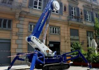 टेलीस्कोपिक बूम लिफ्ट क्रॉलर टेलीस्कोपिक बूम लिफ्ट Palazzani TSJ 39