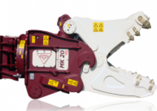 अटैचमेंट कंक्रीट क्रेशर Hydra Ram MK-28P
