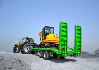 ट्रांसपोर्ट तकनीक लो बेड ट्रेलर Joskin WAGO-LOADER LTR8000D13