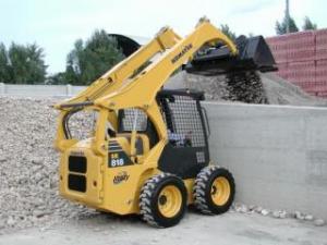 स्किड स्टीयर लोडर Komatsu SK818-5 Super Flow