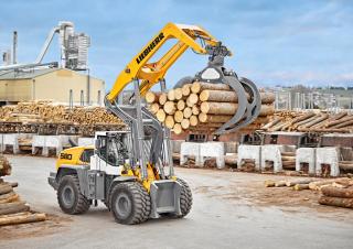 व्हील लोडर Liebherr L 580 LogHandler XPower