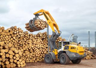 व्हील लोडर Liebherr L 580 LogHandler XPower