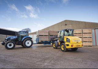 व्हील लोडर New Holland W60C Z-bar