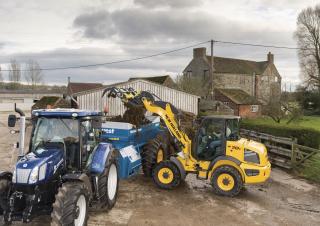 व्हील लोडर New Holland W70C Z-bar