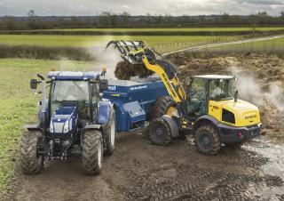 व्हील लोडर New Holland W70C Z-bar