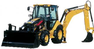 बैकहो लोडर Caterpillar 428E 4x4