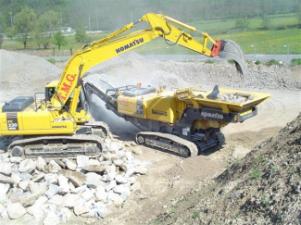रबल रीसाइक्लिंग प्लांट Komatsu BR380JG