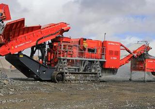 रबल रीसाइक्लिंग प्लांट Terex-Finlay C 1554