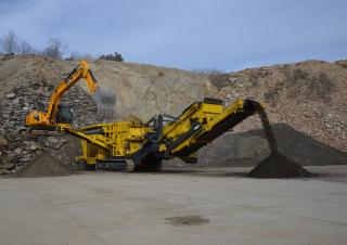 रबल रीसाइक्लिंग प्लांट Keestrack Destroyer 1011