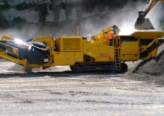 रबल रीसाइक्लिंग प्लांट Keestrack Destroyer 1112 C