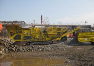 रबल रीसाइक्लिंग प्लांट Keestrack Destroyer 1112 C