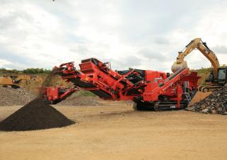 रबल रीसाइक्लिंग प्लांट Terex-Finlay I 100 RS