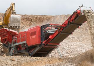 रबल रीसाइक्लिंग प्लांट Terex-Finlay J 1480