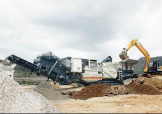 रबल रीसाइक्लिंग प्लांट Metso Lokotrack LT 1213 SE
