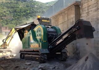 रबल रीसाइक्लिंग प्लांट Komplet MILL TRACK 5000