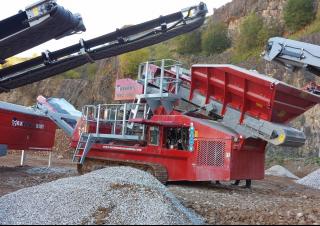 रबल रीसाइक्लिंग प्लांट Rubble Master MXC-1000