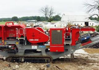 रबल रीसाइक्लिंग प्लांट Rubble Master MXJ-1100