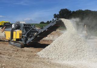 रबल रीसाइक्लिंग प्लांट Rubble Master RM V550GO!