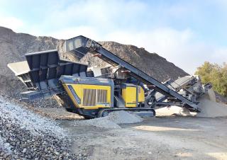 रबल रीसाइक्लिंग प्लांट Rubble Master RM V550GO!