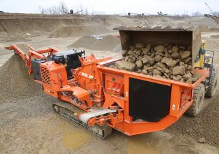 रबल रीसाइक्लिंग प्लांट Eagle Crusher UltraTraxx 