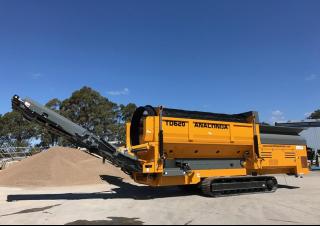 ड्रम के साथ मोबाइल स्क्रीनिंग प्लांट Anaconda TD620