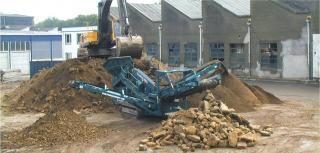 मोबाइल स्क्रीनिंग प्लांट Powerscreen Warrior 1400