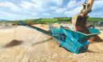 मोबाइल स्क्रीनिंग प्लांट Powerscreen Warrior 800 Kette