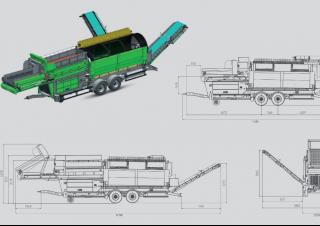 वेस्ट डिस्पोजल स्क्रीनिंग प्लांट Neuson-Ecotec TS 5221-3