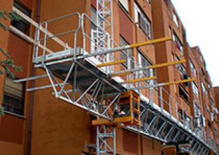 मास्ट क्लाइम्बिंग वर्क प्लेटफॉर्म Climber International P36 / PH10