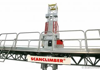 मास्ट क्लाइम्बिंग वर्क प्लेटफॉर्म Scanclimber Centum SC10000 