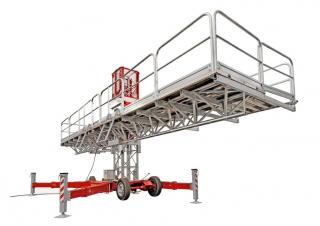 मास्ट क्लाइम्बिंग वर्क प्लेटफॉर्म Scanclimber Taurus SC6000 
