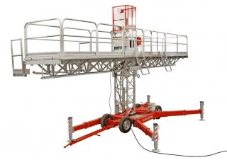 मास्ट क्लाइम्बिंग वर्क प्लेटफॉर्म Scanclimber Taurus SC6000 