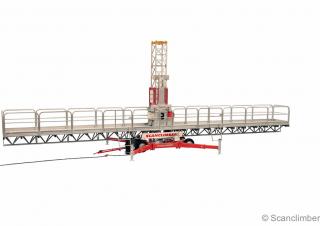 मास्ट क्लाइम्बिंग वर्क प्लेटफॉर्म Scanclimber Monster SC8000 