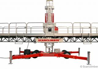 मास्ट क्लाइम्बिंग वर्क प्लेटफॉर्म Scanclimber Monster SC8000 
