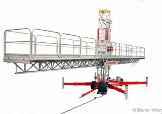 मास्ट क्लाइम्बिंग वर्क प्लेटफॉर्म Scanclimber Monster SC8000 