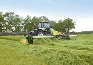मोवर कॉम्बिनेशन - कंडीशनर के साथ डिस्क Krone EasyCut B 1000 CV 