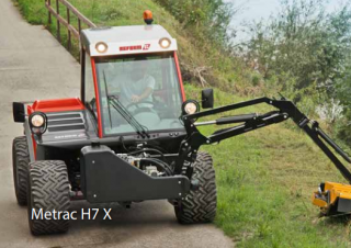 वाहन म्यूनिसिपल ट्रैक्टर फ्रंट हिच Reform Werke Metrac H 7 X