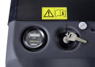 पैलेट ट्रक पैलेट ट्रक स्टैंड अप राइडर प्लेटफॉर्म HanseLifter E-20PL-AC 