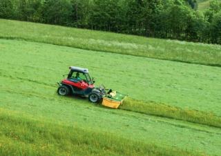 फ्रंट-माउंटेड मोवर - बिना कंडीशनर के डिस्क Krone EasyCut F 320 Highland