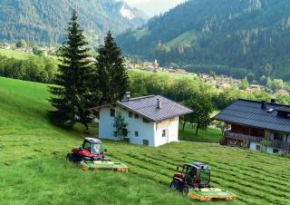 फ्रंट-माउंटेड मोवर - बिना कंडीशनर के डिस्क Krone EasyCut F 320 Highland