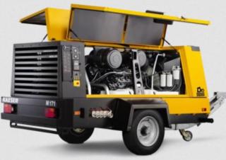 एयर कंप्रेसर पोर्टेबल एयर कंप्रेसर - डीजल, इलेक्ट्रिक, गैसोलीन Kaeser Mobilair M 171